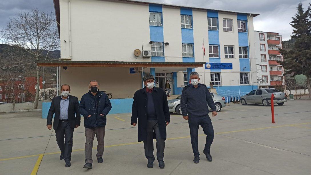 İlçe Milli Eğitim Müdürümüz Üzeyir AKSOY Okulları ziyaret etti