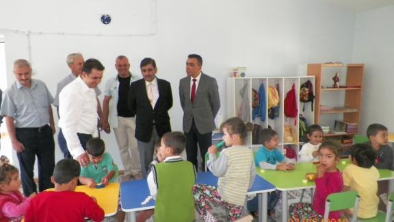 Aydınlık Gelecegim Okul Öncesi Eğitim projesi kapsamında Bahçe Anaokulu yeşil yurt Anasınıfına ziyaret
